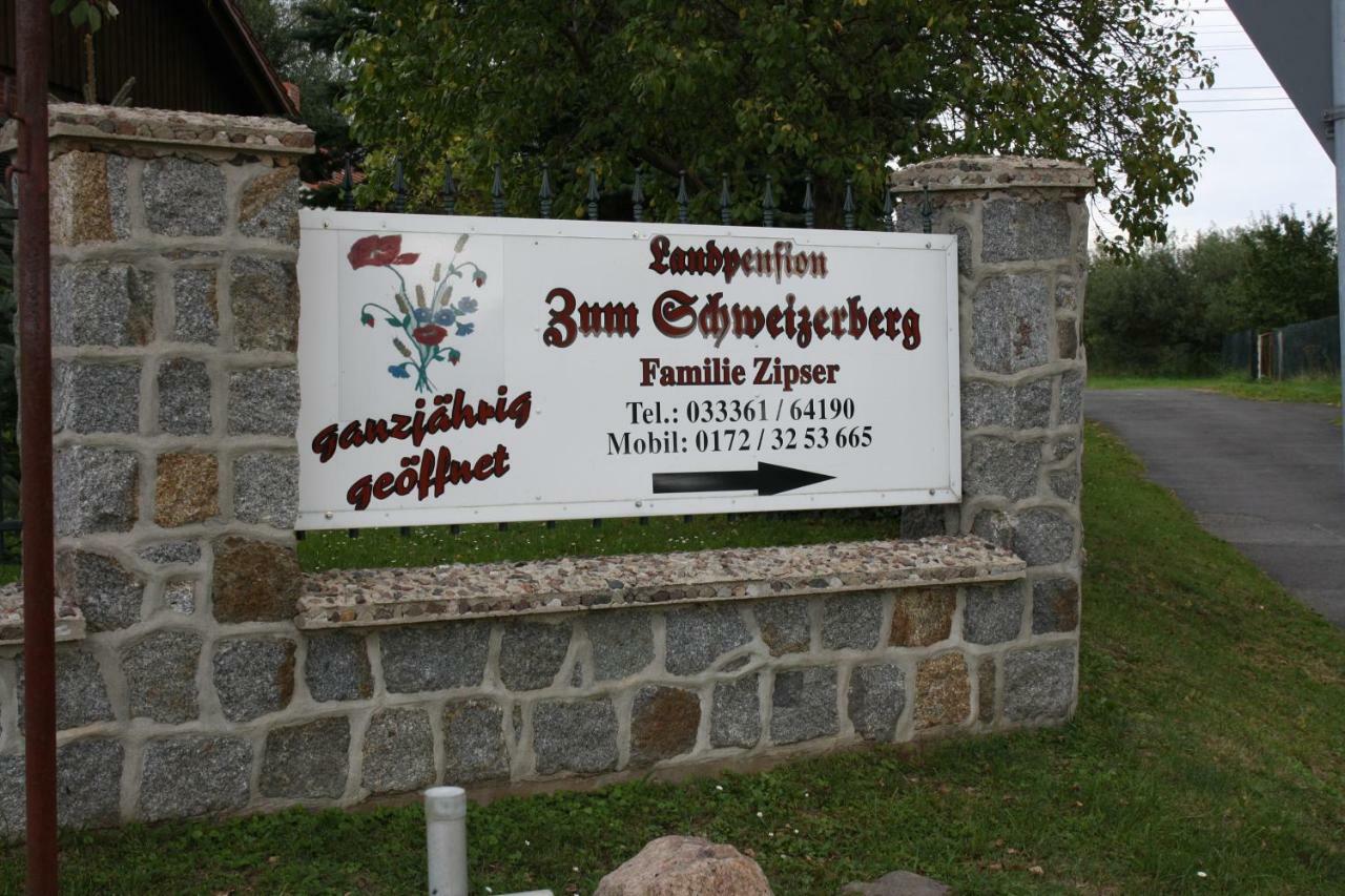 Landpension Zum Schweizerberg Neugrimnitz Buitenkant foto